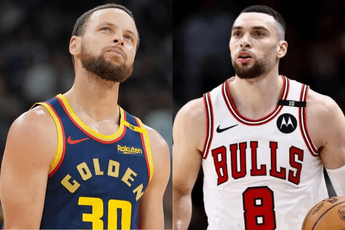 Steph Curry and Zach LaVine