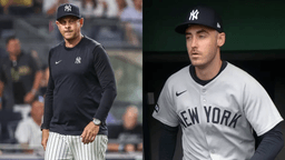 Aaron Boone and Cody Bellinger