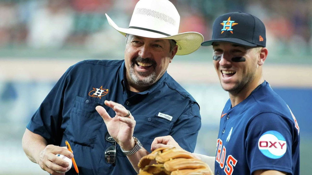 Alex Bregman and his father