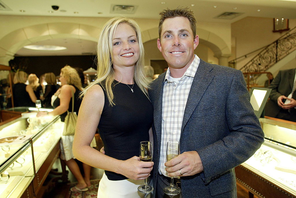 Professional golfer Justin Leonard and wife Amanda Leonard