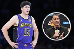 Austin Reaves and Rob Pelinka