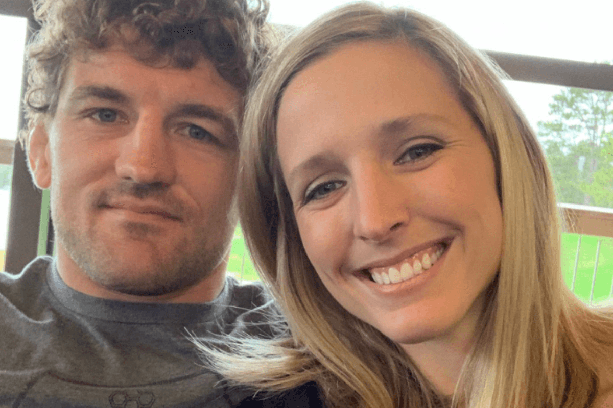 Ben Askren and his wife