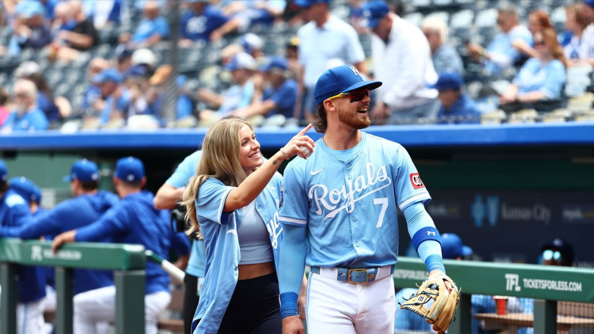 Bobby Witt Jr. and his wife