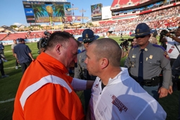 NCAA, College League, USA Football: ReliaQuest Bowl-Illinois at Mississippi State Jan 2, 2023; Tampa, FL, USA; Illinois