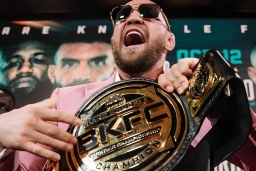 Conor McGregor with BKFC belt