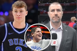 Cooper Flagg, Tim MacMahon, Mark Cuban