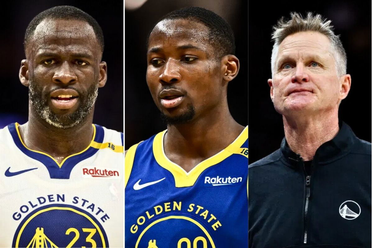 Draymond Green, Jonathan Kuminga, Steve Kerr