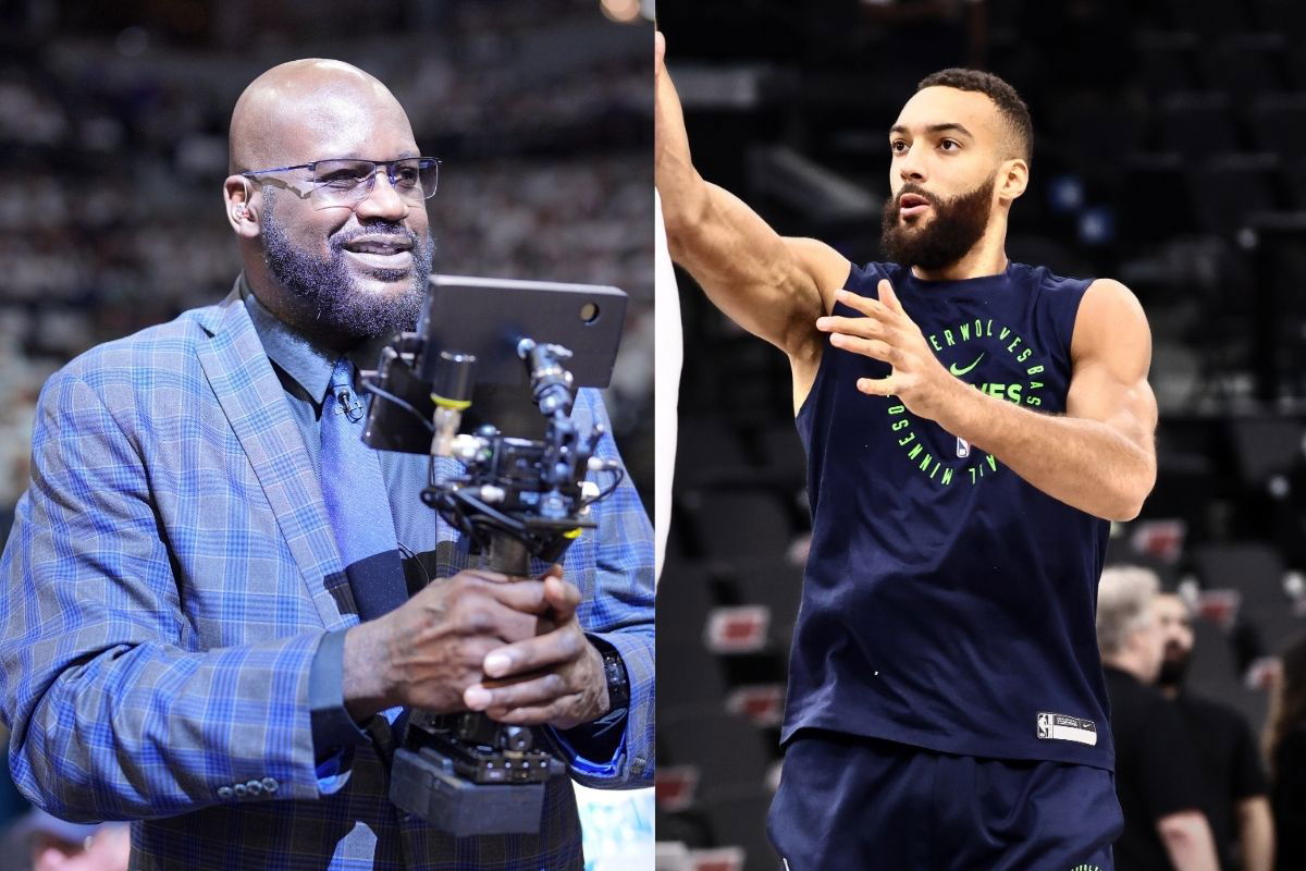 Shaquille O&#8217;Neal and Rudy Gobert