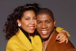 Magic Johnson and Cookie Johnson