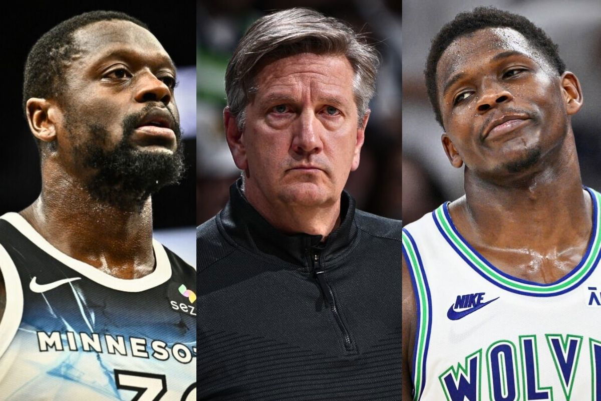 Julius Randle, Chris Finch, Anthony Edwards
