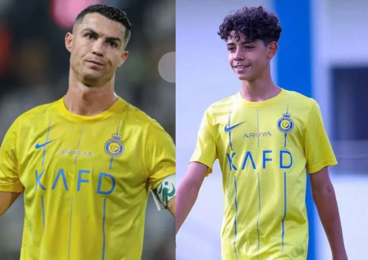 Cristiano Ronaldo and Cristiano Jr