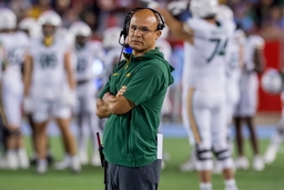 NCAA, College League, USA Football 2024: Baylor vs Houston NOV 23 November 23, 2024: Baylor Bears head coach Dave Aranda