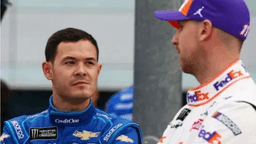 Denny Hamlin and Kyle Larson