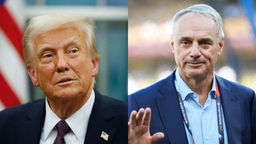 Donald Trump and Rob Manfred-Reds Legend