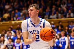 College Basketball: University of California vs Duke University Feb 12 February 12, 2025: Duke guard Cooper Flagg