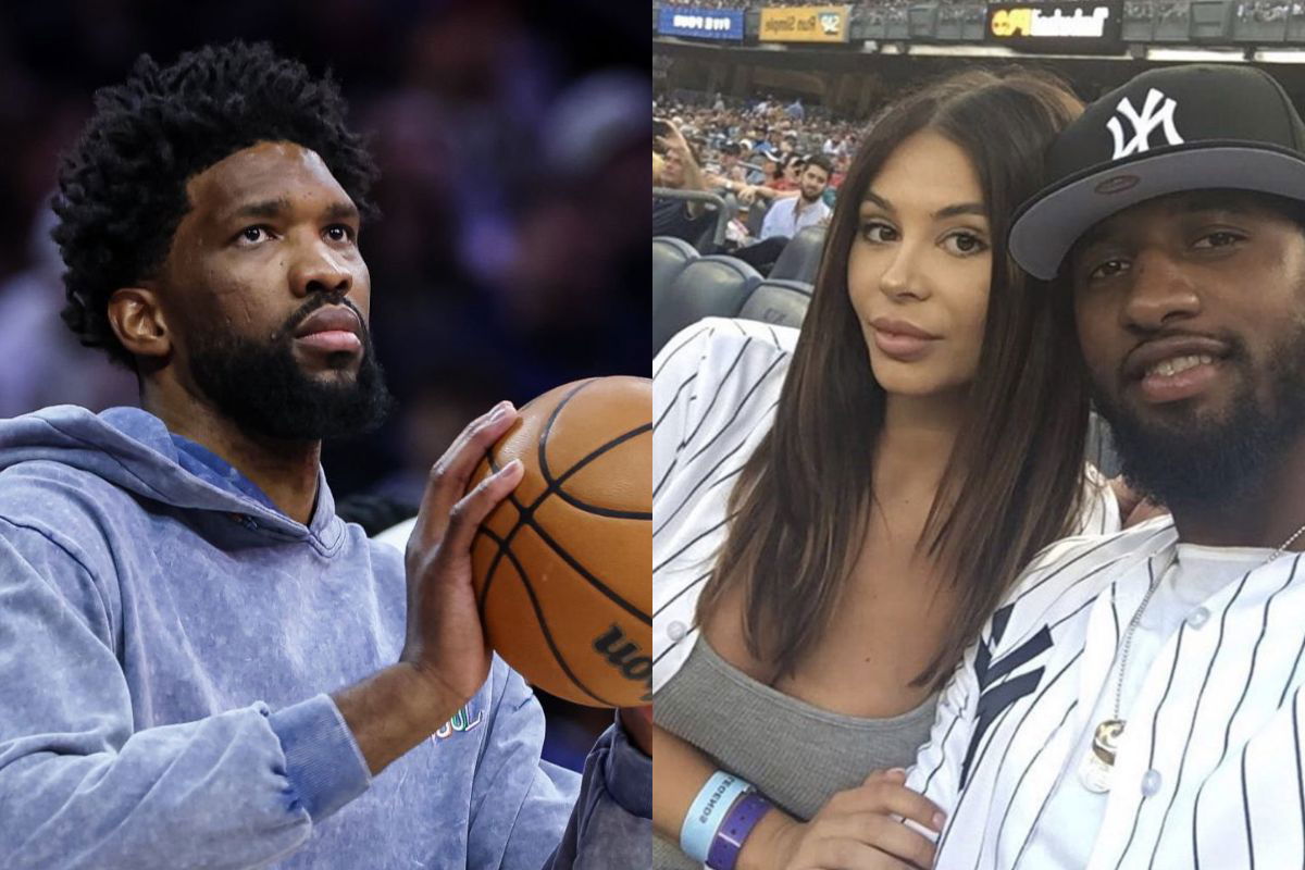 Paul George, Daniela George, Joel Embiid