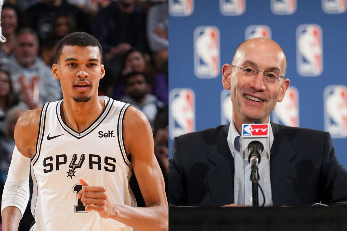 Victor Wembanyama, Adam Silver