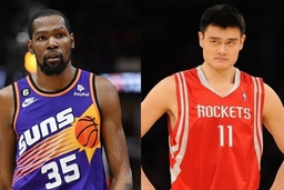 Yao Ming and Kevin Durant