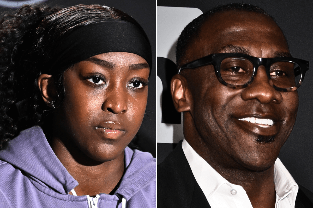 Flau&#8217;jae Johnson and Shannon Sharpe