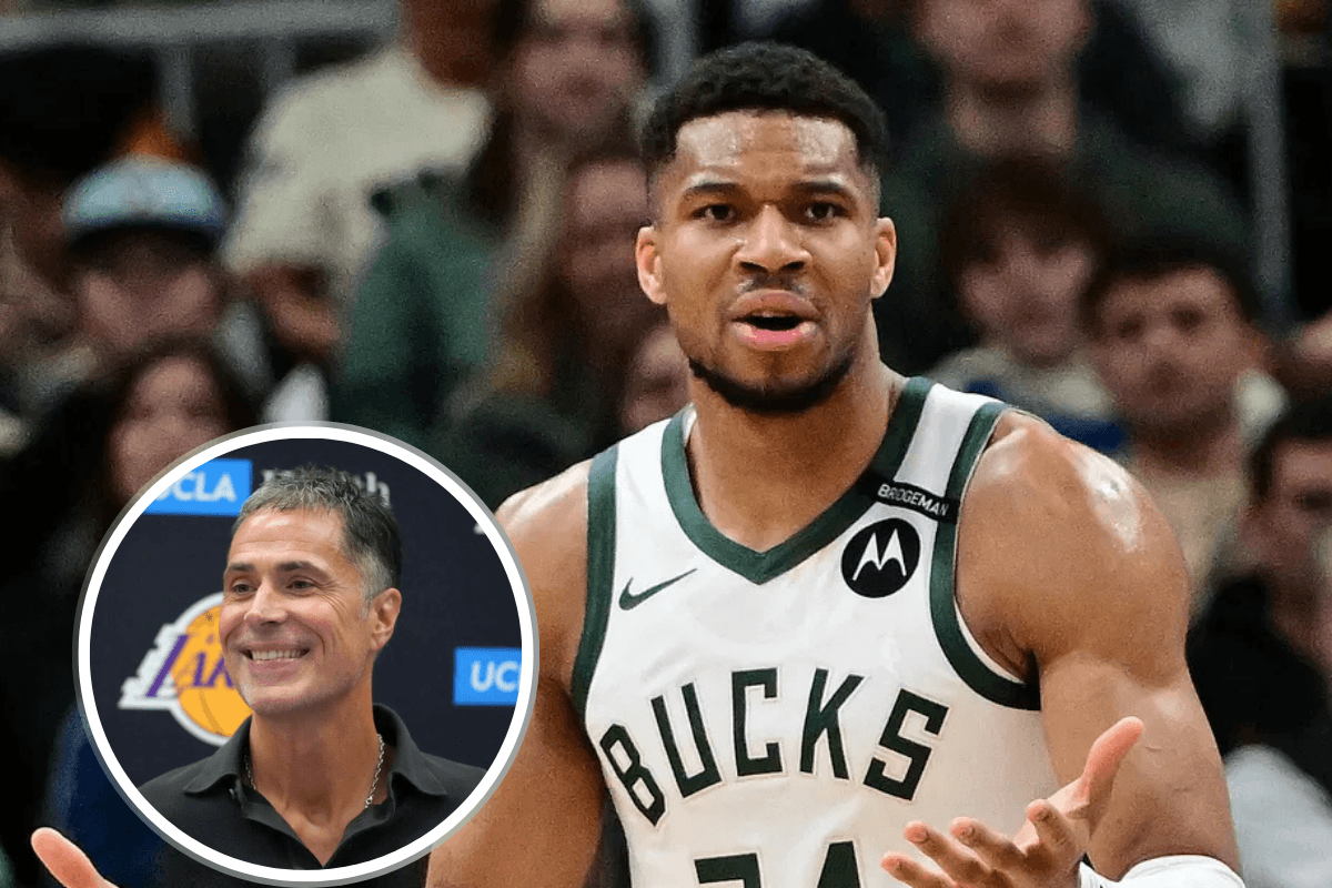 Giannis Antetokounmpo Rob Pelinka