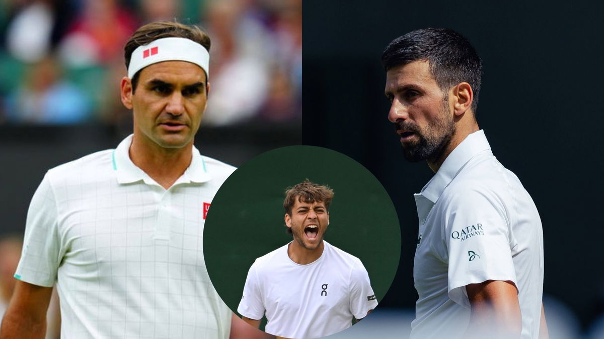 Novak Djokovic, Roger Federer & Flavio Cobolli