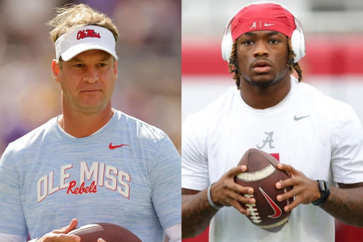 Jalen Milroe and Lane Kiffin