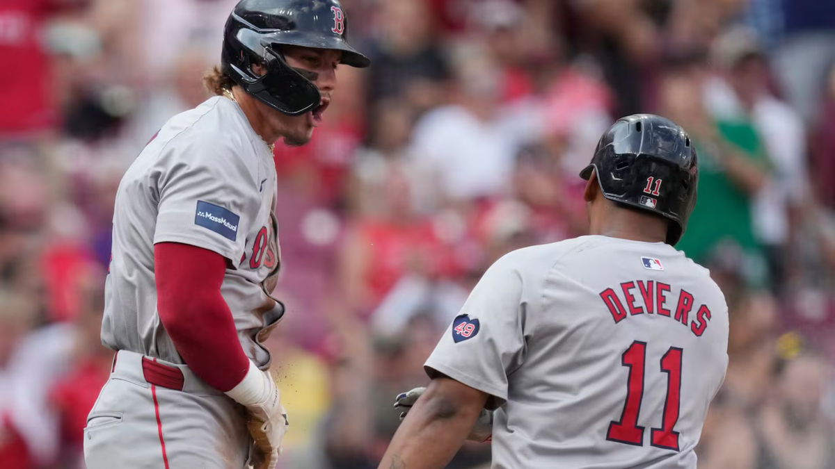 Jarren Duran and Rafael Devers