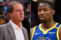 Joe Lacob and Jonathan Kuminga