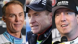 Kevin Harvick, Mark Martin, Kyle Busch