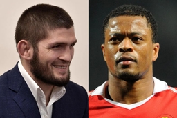 Khabib Nurmagomedov and Patrice Evra
