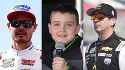 Kyle Larson, Brexton Busch, Kyle Busch