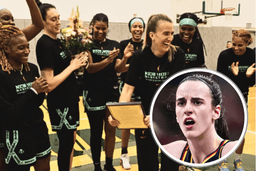 NY Liberty and Caitlin Clark