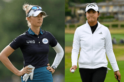 Nelly Korda (L) and Rose Zhang (R)