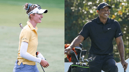 Nelly Korda Tiger Woods Collage