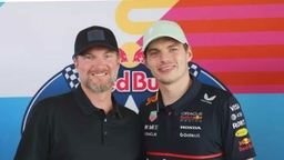 Dale Jr and Max Verstappen