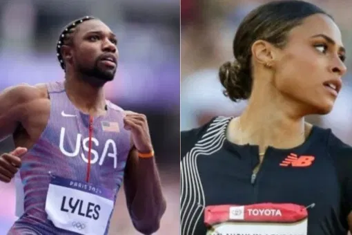 Noah Lyles and Sydney McLaughlin (2)
