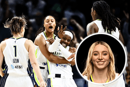 Paige Bueckers with Dallas Wings