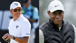 Phil Mickelson Tiger Woods Collage