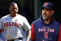 Rafael Devers and Alex Cora