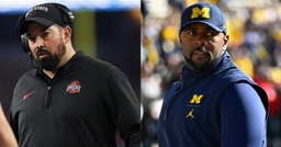 Ryan Day and Sherrone Moore