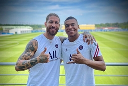 Sergio Ramos Kylian Mbappe