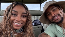 Simone Biles and Jonathan Owens (1)