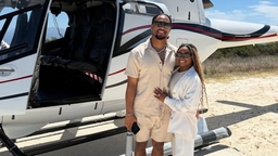 Simone Biles and Jonathan Owens
