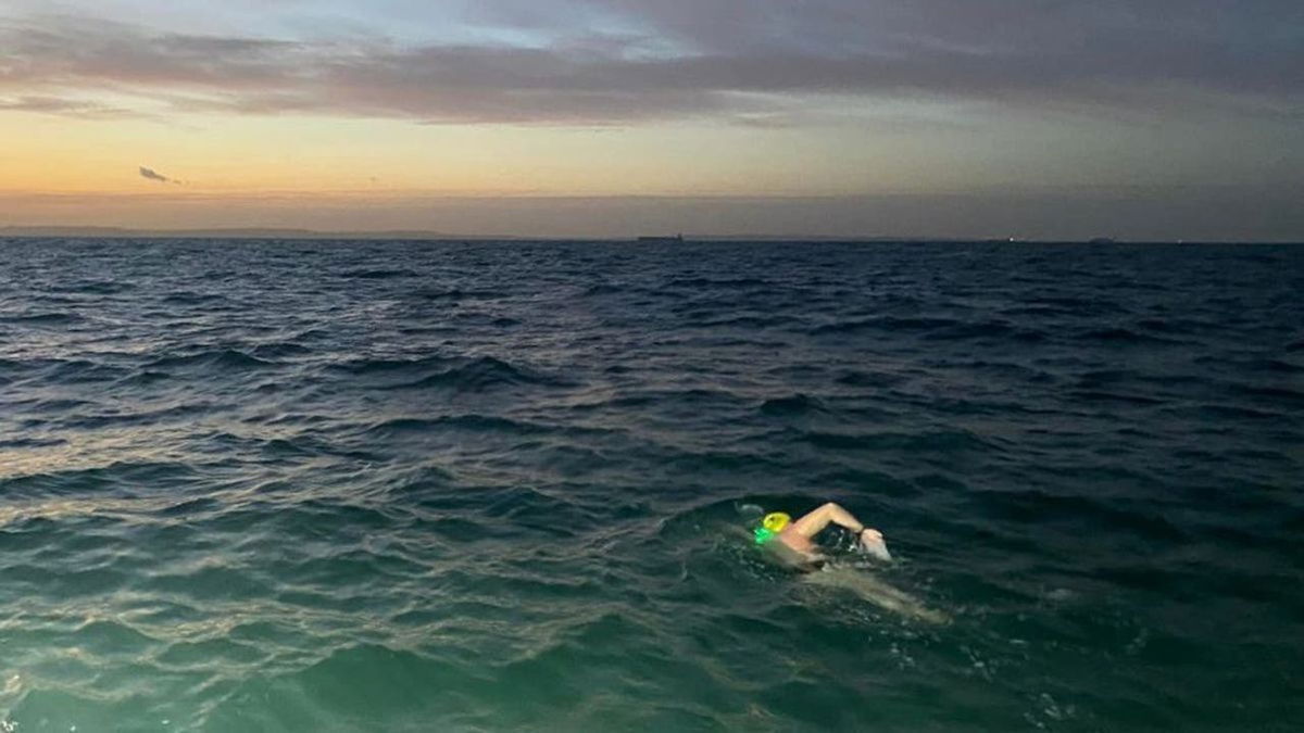Swimming Man