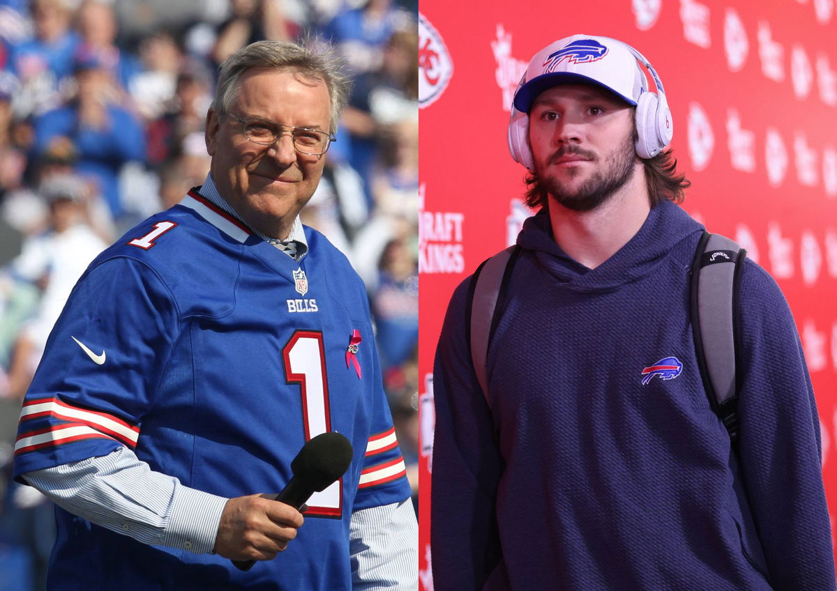 Terry Pegula and Josh Allen Bills
