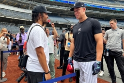 MLB: New York Mets at New York Yankees-Aaron Judge Jalen Brunson
