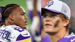 Justin Jefferson and JJ McCarthy