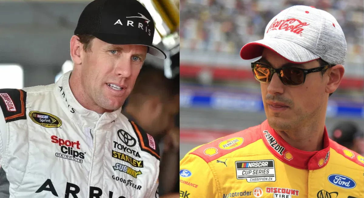 Joey Logano Carl Edwards