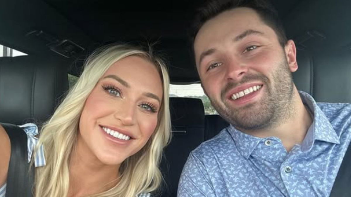 baker mayfield, wife