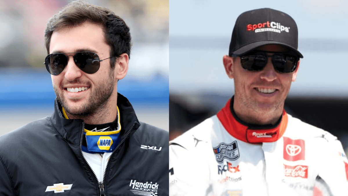 Chase Elliott and Denny Hamlin